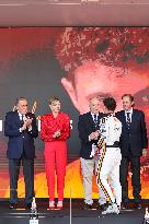 Royals At Monaco Grand Prix Podium - Monte Carlo