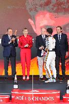 Royals At Monaco Grand Prix Podium - Monte Carlo