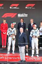 Royals At Monaco Grand Prix Podium - Monte Carlo