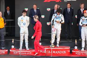 Royals At Monaco Grand Prix Podium - Monte Carlo