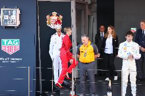 Royals At Monaco Grand Prix Podium - Monte Carlo