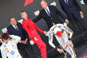 Royals At Monaco Grand Prix Podium - Monte Carlo