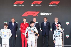 Royals At Monaco Grand Prix Podium - Monte Carlo