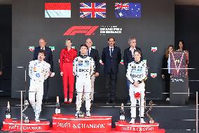 Royals At Monaco Grand Prix Podium - Monte Carlo