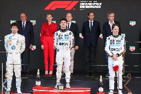 Royals At Monaco Grand Prix Podium - Monte Carlo