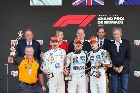 Royals At Monaco Grand Prix Podium - Monte Carlo