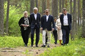 Nordic Prime Ministers Summer Meeting at Paimio Sanatorium