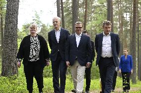 Nordic Prime Ministers Summer Meeting at Paimio Sanatorium