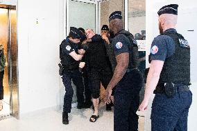 Piotr Pavlenski Arrested During the Trial of Mimi Marchand - Paris