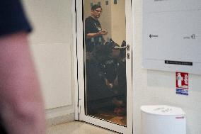 Piotr Pavlenski Arrested During the Trial of Mimi Marchand - Paris