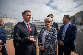 Ministerial Visit To Novo Nordisk Factory - Chartres