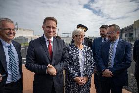 Ministerial Visit To Novo Nordisk Factory - Chartres