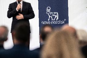 Ministerial Visit To Novo Nordisk Factory - Chartres
