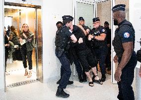 Piotr Pavlenski Arrested During the Trial of Mimi Marchand - Paris