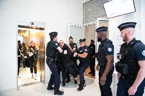 Piotr Pavlenski Arrested During the Trial of Mimi Marchand - Paris
