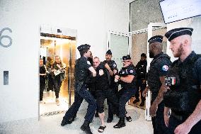 Piotr Pavlenski Arrested During the Trial of Mimi Marchand - Paris