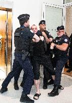 Piotr Pavlenski Arrested During the Trial of Mimi Marchand - Paris