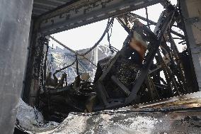 Russian army attacks enterprise in Kharkiv region