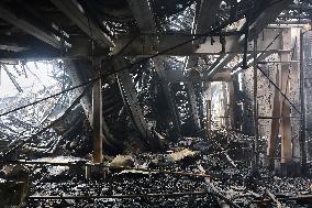 Russian army attacks enterprise in Kharkiv region