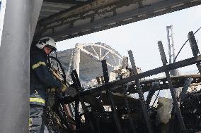 Russian army attacks enterprise in Kharkiv region