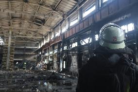 Russian army attacks enterprise in Kharkiv region