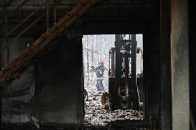 Russian army attacks enterprise in Kharkiv region