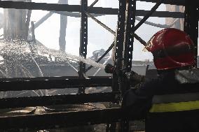 Russian army attacks enterprise in Kharkiv region