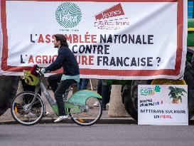 Farmers Protest In Paris