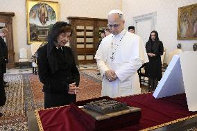 Pope Leo XIV Receives in Private Audience - Vatican