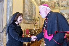 Pope Leo XIV Receives in Private Audience - Vatican