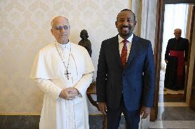 Pope Leo XIV Receives in Private Audience - Vatican