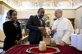 Pope Leo XIV Receives in Private Audience - Vatican