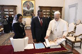 Pope Leo XIV Receives in Private Audience - Vatican