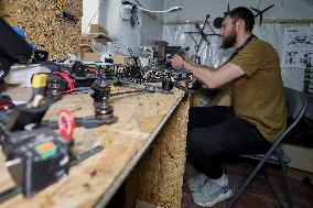 Drone workshop of ATGM company of Khartiia Brigade