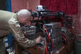Drone workshop of ATGM company of Khartiia Brigade