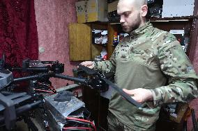 Drone workshop of ATGM company of Khartiia Brigade