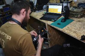 Drone workshop of ATGM company of Khartiia Brigade