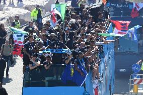 CALCIO - Serie A - SSC Napoli team celebrates championship victory