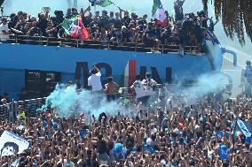 CALCIO - Serie A - SSC Napoli team celebrates championship victory