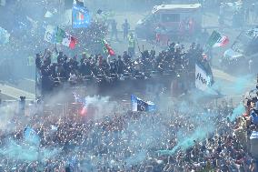 CALCIO - Serie A - SSC Napoli team celebrates championship victory