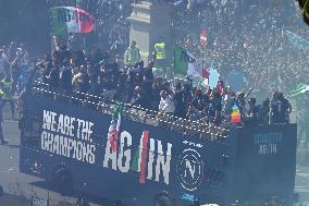 CALCIO - Serie A - SSC Napoli team celebrates championship victory
