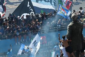 CALCIO - Serie A - SSC Napoli team celebrates championship victory