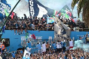 CALCIO - Serie A - SSC Napoli team celebrates championship victory