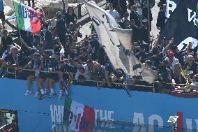 CALCIO - Serie A - SSC Napoli team celebrates championship victory