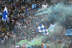 CALCIO - Serie A - SSC Napoli team celebrates championship victory