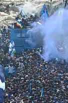 CALCIO - Serie A - SSC Napoli team celebrates championship victory