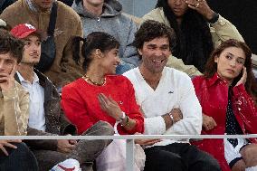 2025 French Open - Celebrities In Stand Day 2 NB