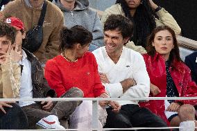 2025 French Open - Celebrities In Stand Day 2 NB