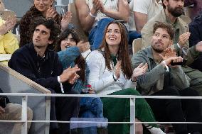 2025 French Open - Celebrities In Stand Day 2 NB