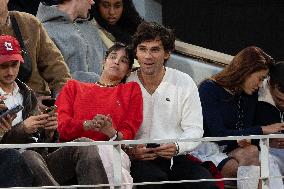 2025 French Open - Celebrities In Stand Day 2 NB